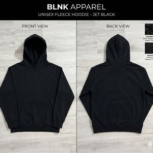 Talentless Mens Circle Logo Hoodie in Black - Size Medium